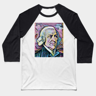 Adam Smith Portrait | Adam Smith Artwork 10 Baseball T-Shirt